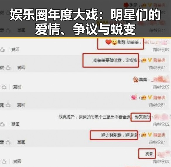 娱乐圈年度大戏：明星们的爱情、争议与蜕变