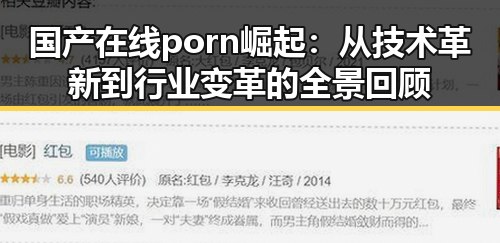 国产在线porn崛起：从技术革新到行业变革的全景回顾